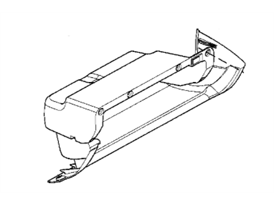 BMW 51168204469 Glove Box Housing