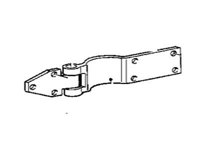 1977 BMW 630CSi Door Hinge - 41511839963