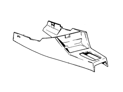 1988 BMW 325is Center Console Base - 51168121880