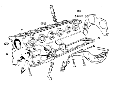 BMW 11111730874 Gasket Set Engine Block Asbesto Free