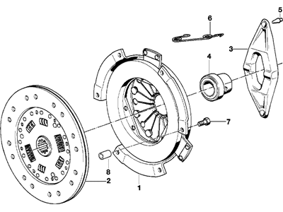 1987 BMW 735i Pressure Plate - 21211223130