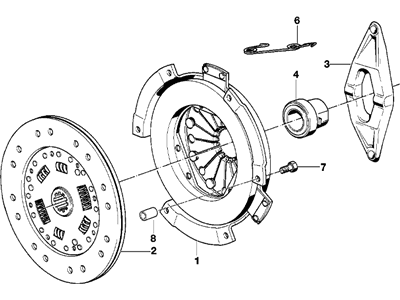 1985 BMW 528e Pressure Plate - 21211223119