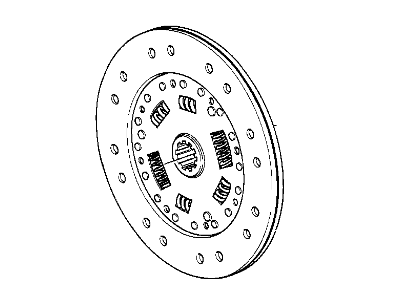 BMW 850CSi Clutch Disc - 21212227157