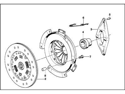 BMW 850CSi Pressure Plate - 21210444900