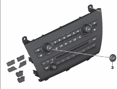 BMW X5 M A/C Switch - 64119388812