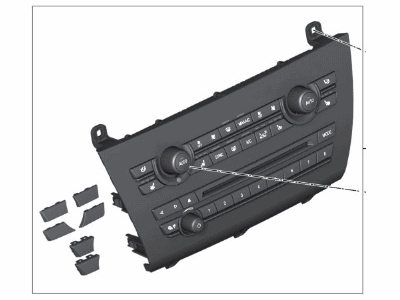 2015 BMW X5 Blower Control Switches - 64119332153