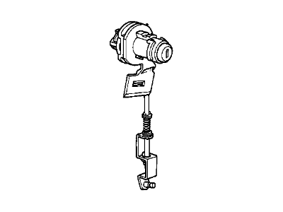 BMW 633CSi Door Lock Cylinder - 51211886519