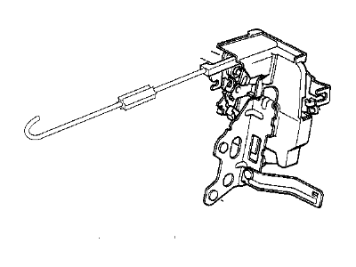 BMW 850Ci Door Lock Actuator - 51211970045