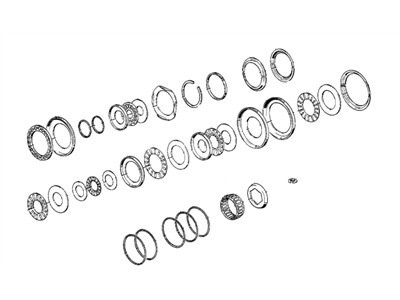 BMW 24001215582 Repair Set Ax-Bearing