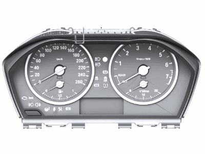2017 BMW X1 Speedometer - 62106843089