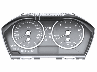 2017 BMW X1 Speedometer - 62106804954