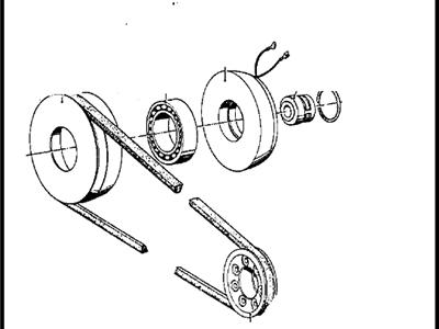 1974 BMW Bavaria A/C Clutch - 64521366138