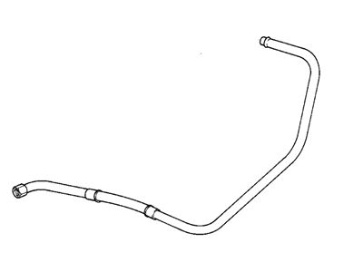 BMW 530i Oil Cooler Hose - 17221723849