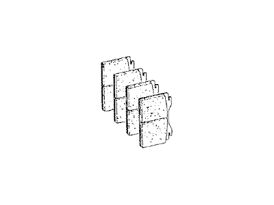 BMW 1602 Brake Pads - 34111160173