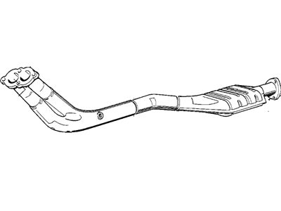 BMW 11761706326 Catalytic Converter Exhaust Pipe