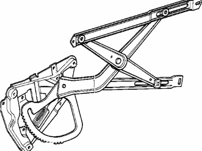 1997 BMW 840Ci Window Regulator - 51331970972