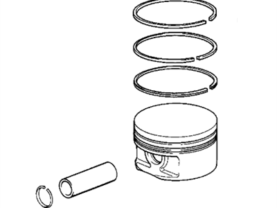 BMW 11251747340 Piston Right "B"