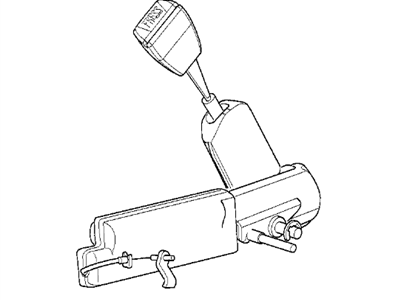 BMW 72118164934 Lower Belt With Right Belt Tensioner