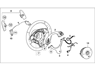 2004 BMW M3 Steering Wheel - 32342282222