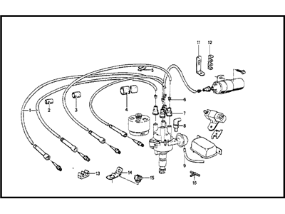 BMW 12121360842 Ignition Wiring