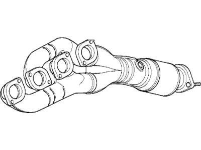 2002 BMW 540i Exhaust Manifold - 11621437495