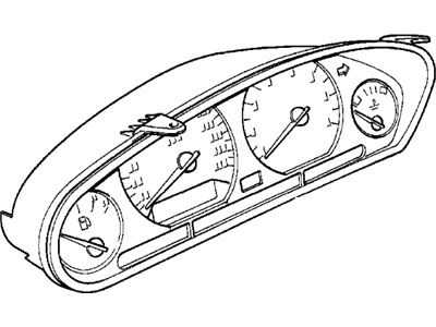 1996 BMW Z3 Instrument Cluster - 62116901497