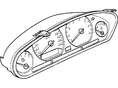 2000 BMW Z3 Speedometer - 62116901495