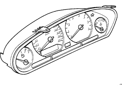 1996 BMW Z3 Instrument Cluster - 62118371581