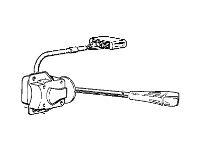 1980 BMW 633CSi Wiper Switch - 61311365826