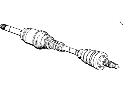 BMW 31601226816 Exchange. Output Shaft Abs, Right