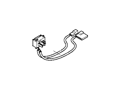 BMW 61318410672 Switch For Longitudinal Seat Adjustm.,Rhgt