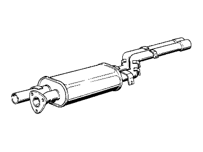 BMW 633CSi Exhaust Pipe - 18121175118