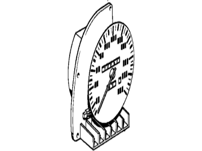 BMW 62121380415 Instrument Cluster Speedometer
