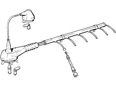 1984 BMW 633CSi Spark Plug Wires - 12121705716