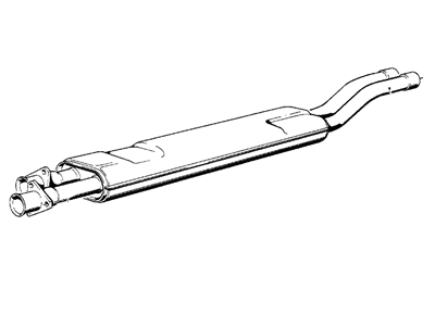 BMW 18121246264 Coupe Sedan Front Silencer