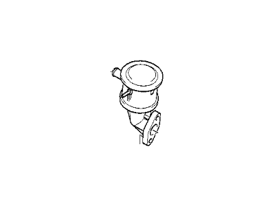 BMW 528i Air Inject Check Valve - 11727540467