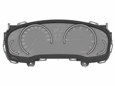 BMW 62109842918 INSTRUMENT CLUSTER