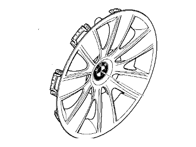 BMW 36136777786 Wheel Cover