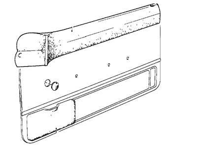 BMW 51411886374 Door Lining Top Front Right