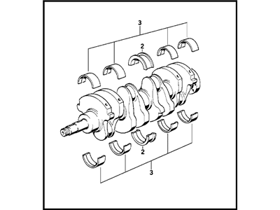 1991 BMW M3 Crankshaft - 11211308156