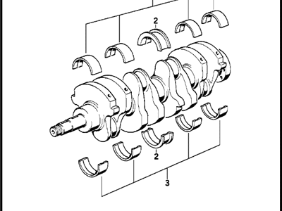 BMW 11211312553 Crankshaft