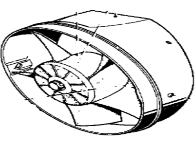 1988 BMW 528e Fan Blade - 64541381339