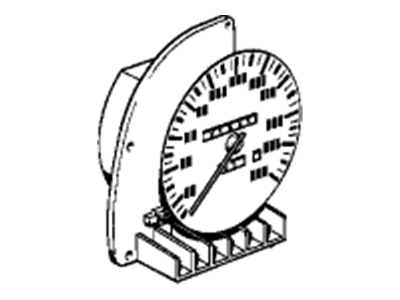 1986 BMW 524td Speedometer - 62121380432