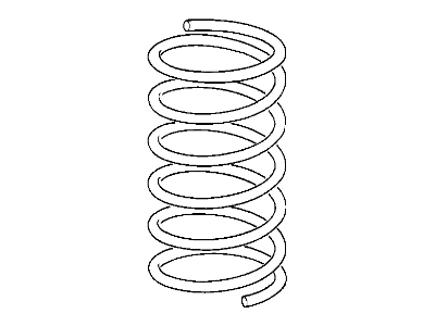 BMW 750iL Coil Springs - 31331133646