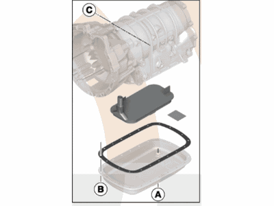 2003 BMW X5 Automatic Transmission Filter - 24152333858