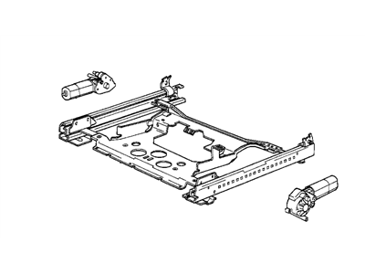 BMW 52108154395 Seat Rail W.Actuators