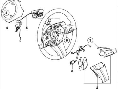 2005 BMW Z4 Steering Wheel - 32306763533