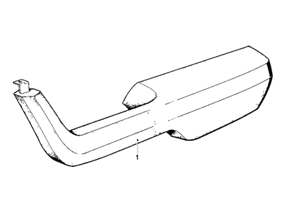 1978 BMW 733i Door Armrest - 51421880342