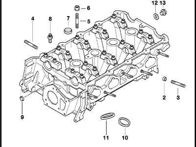 1999 BMW 318is Cylinder Head - 11121433913