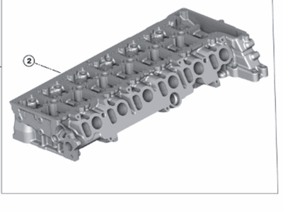 2015 BMW X5 Cylinder Head - 11127812927